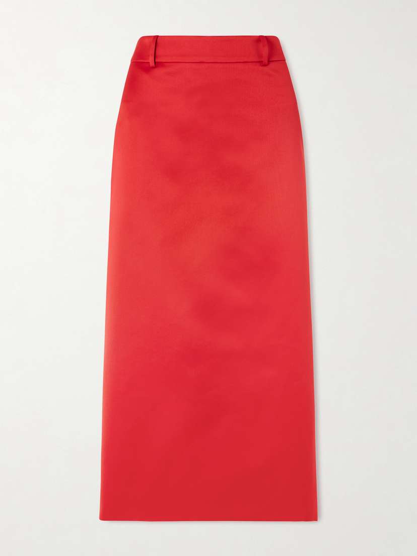 The Frankie Shop Alrose Satin idi Skirt