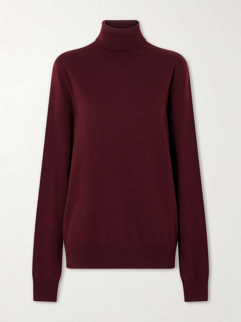The Frankie Shop Eve Wool Turtleneck Sweater