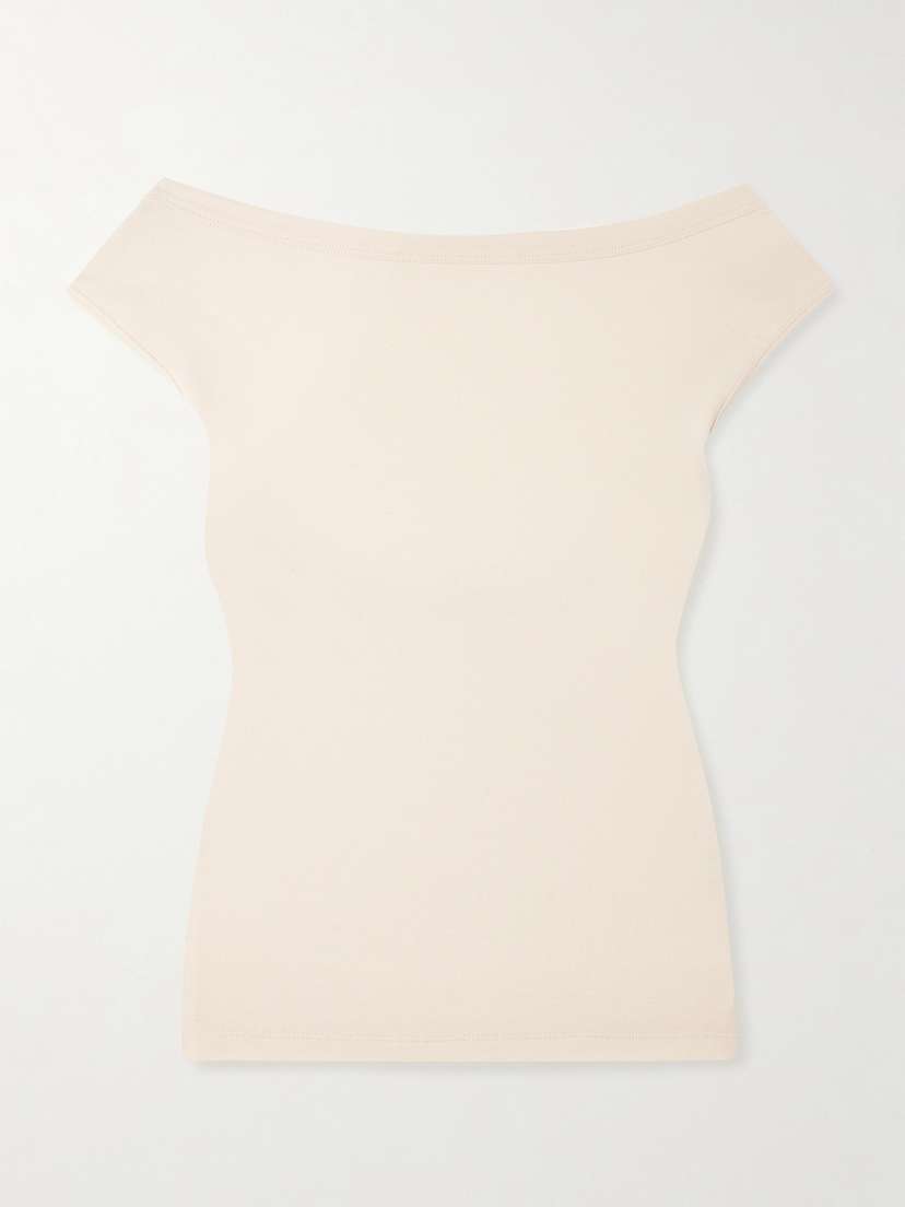 St. Agni Organic Cotton-jersey Top