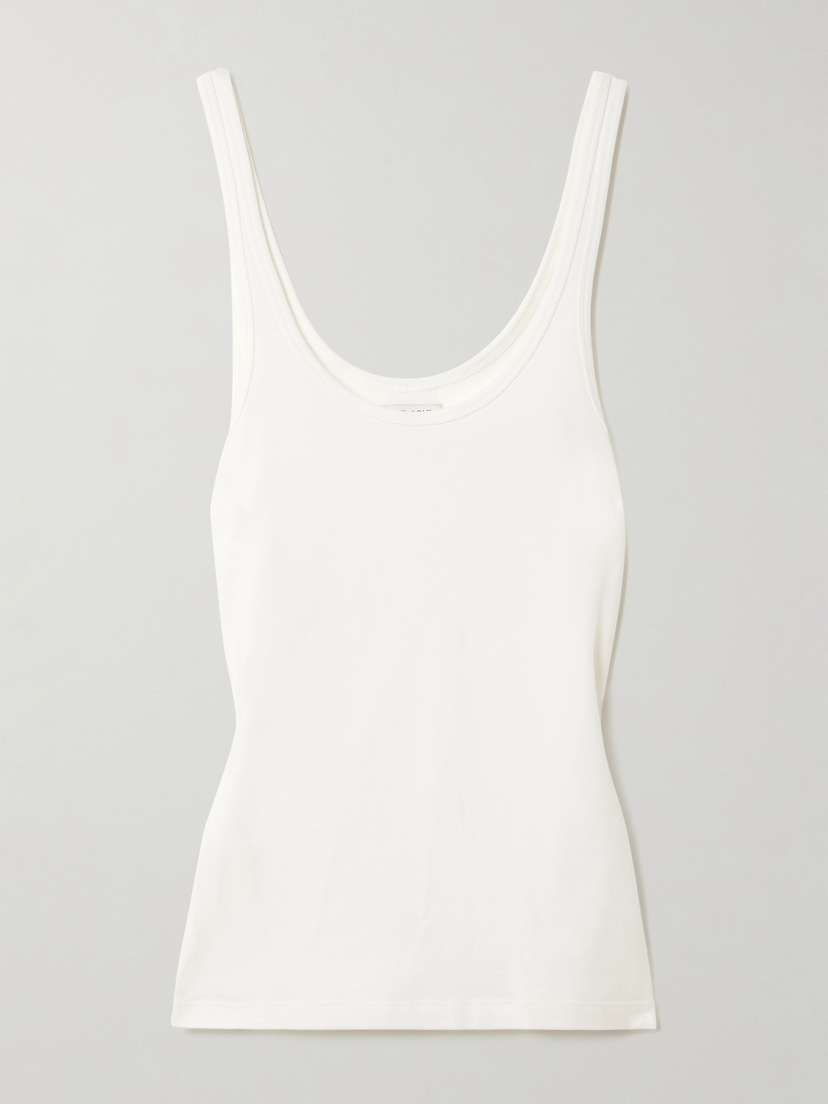 St. Agni Stretch Organic Cotton-jersey Tank