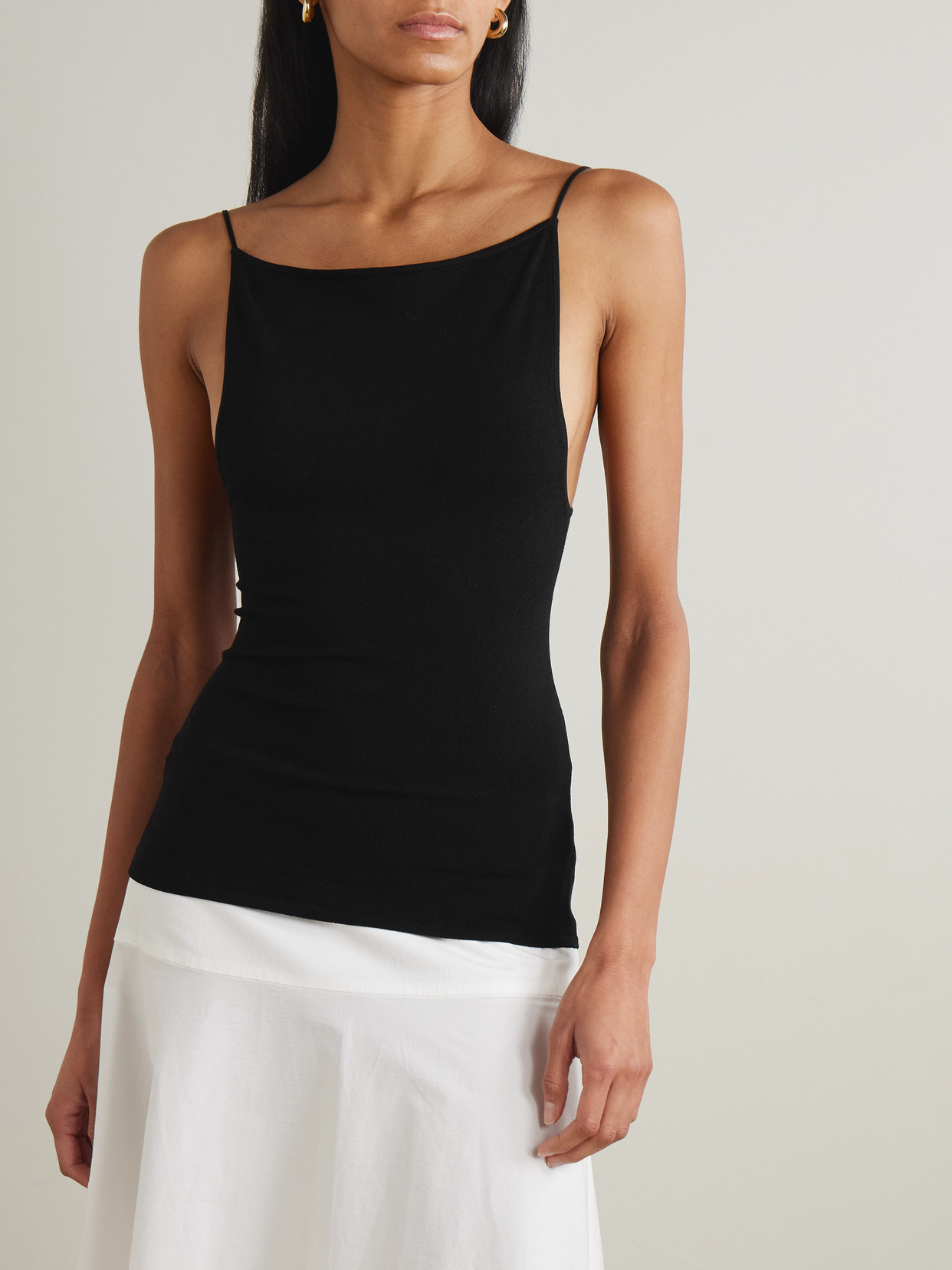 Open-Back Tencel Lyocell-Blend Tank