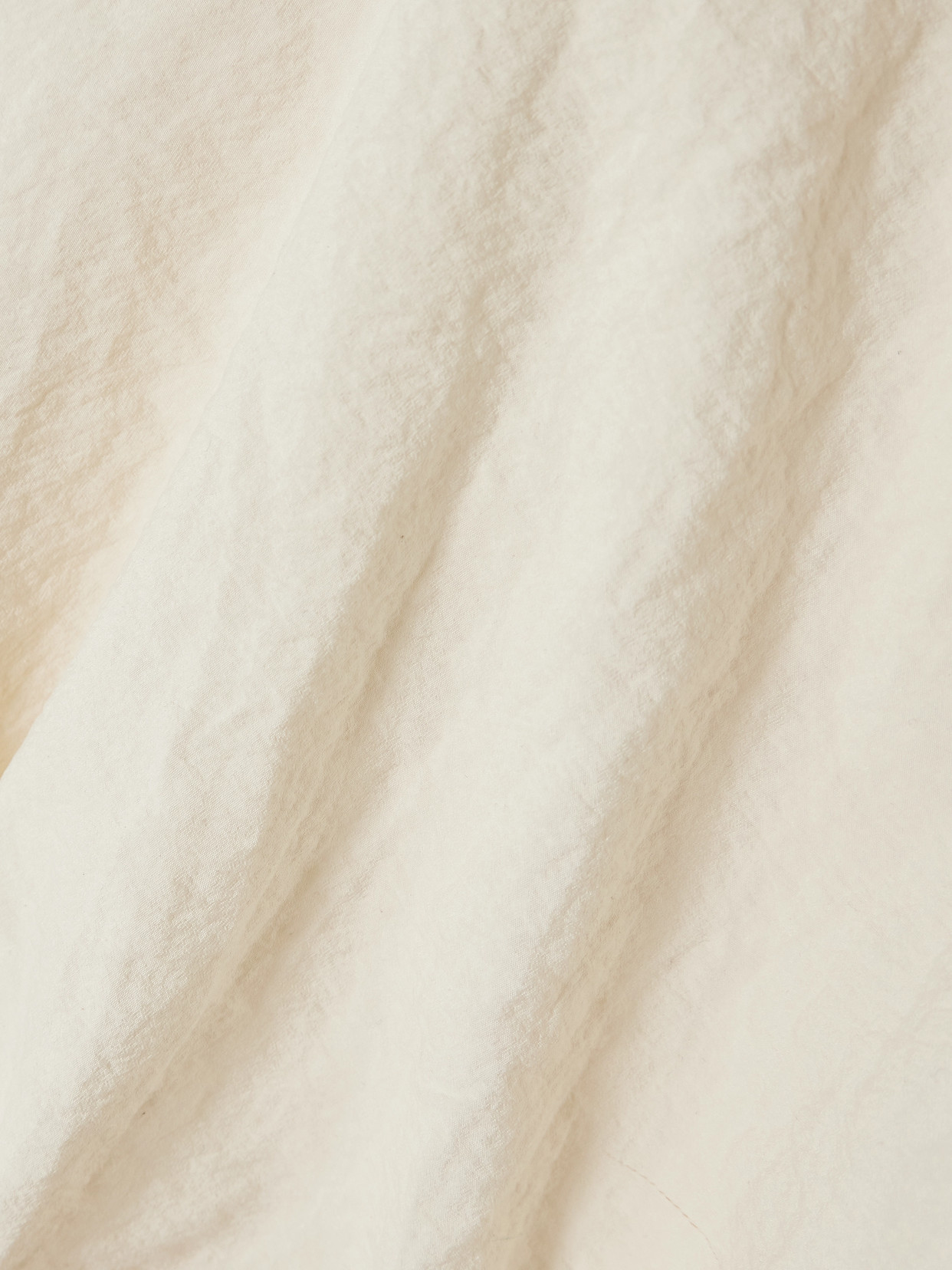 Cloud Twisted Crinkled Silk-Blend Halterneck Top