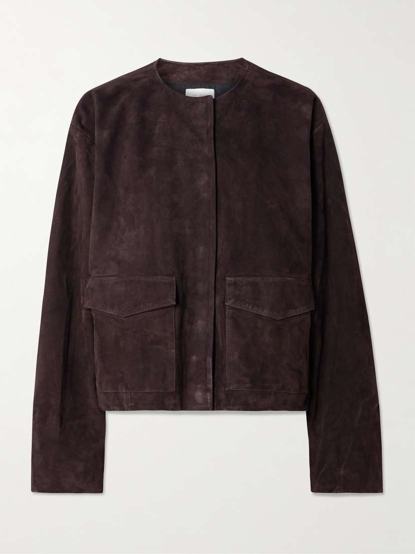 St. Agni Utility Cocoon Suede Jacket