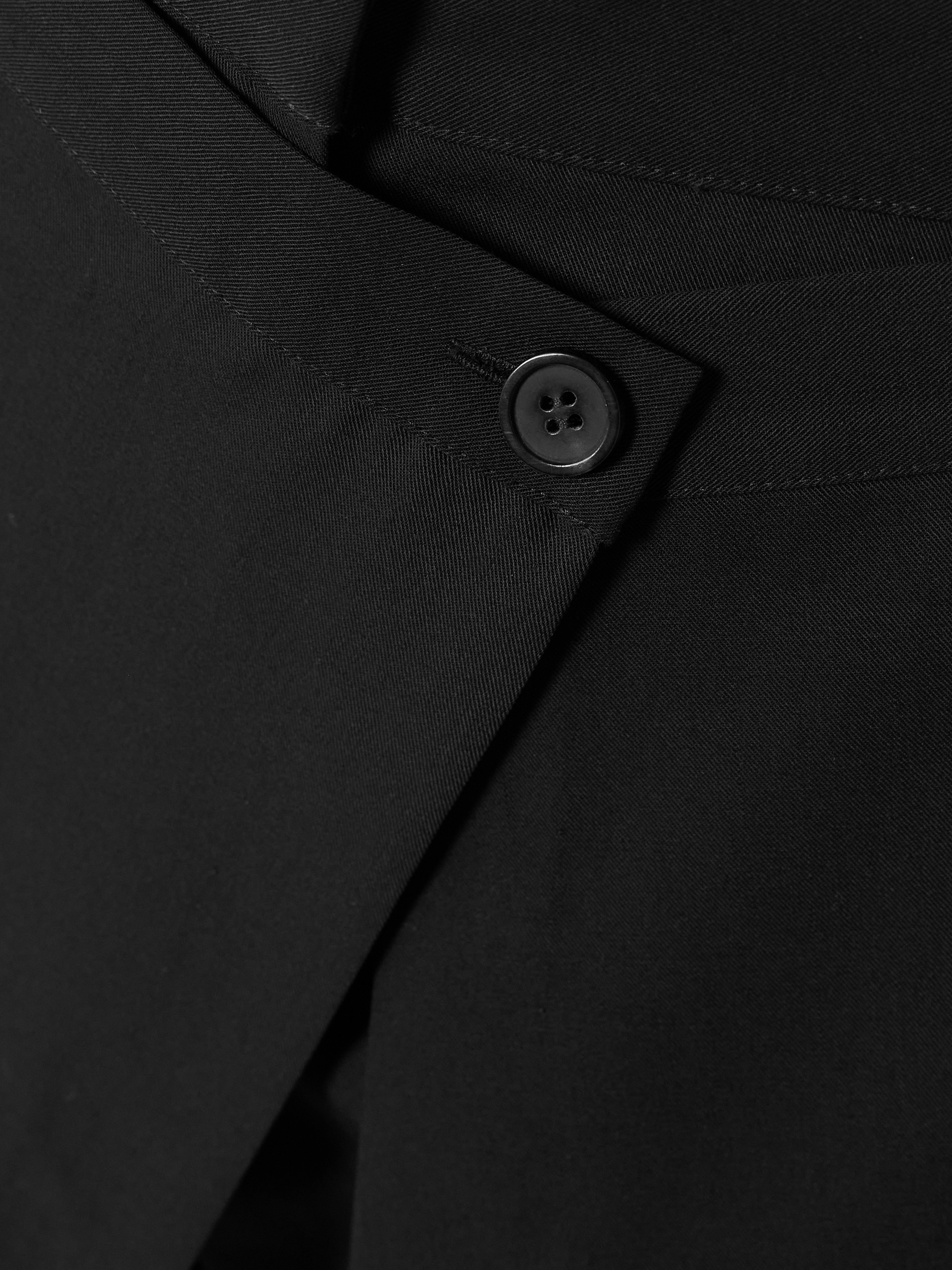 St. Agni Layered wool straight-leg pants