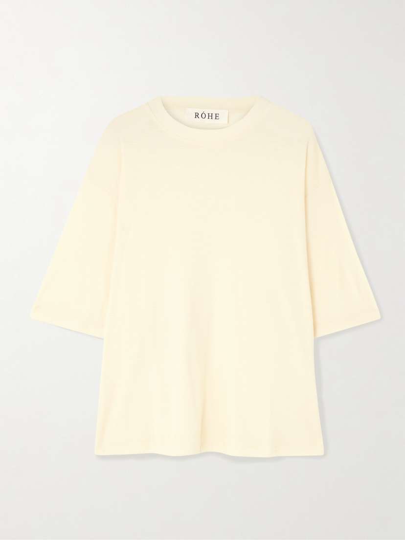 RÓHE Oversized Wool-jersey T-shirt