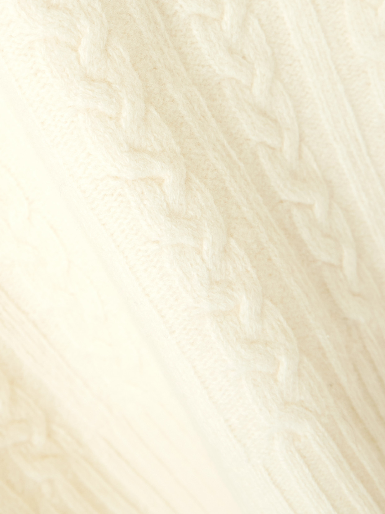 Rohe Cable-knit Wool Sweater In Yellow