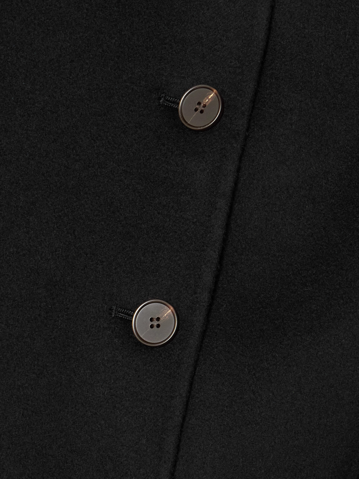 Rohe Sculptural Double-faced Wool Jacket Black In Black