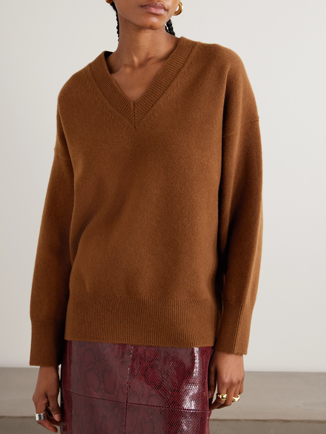 Rohe Wool-blend Sweater In Brown