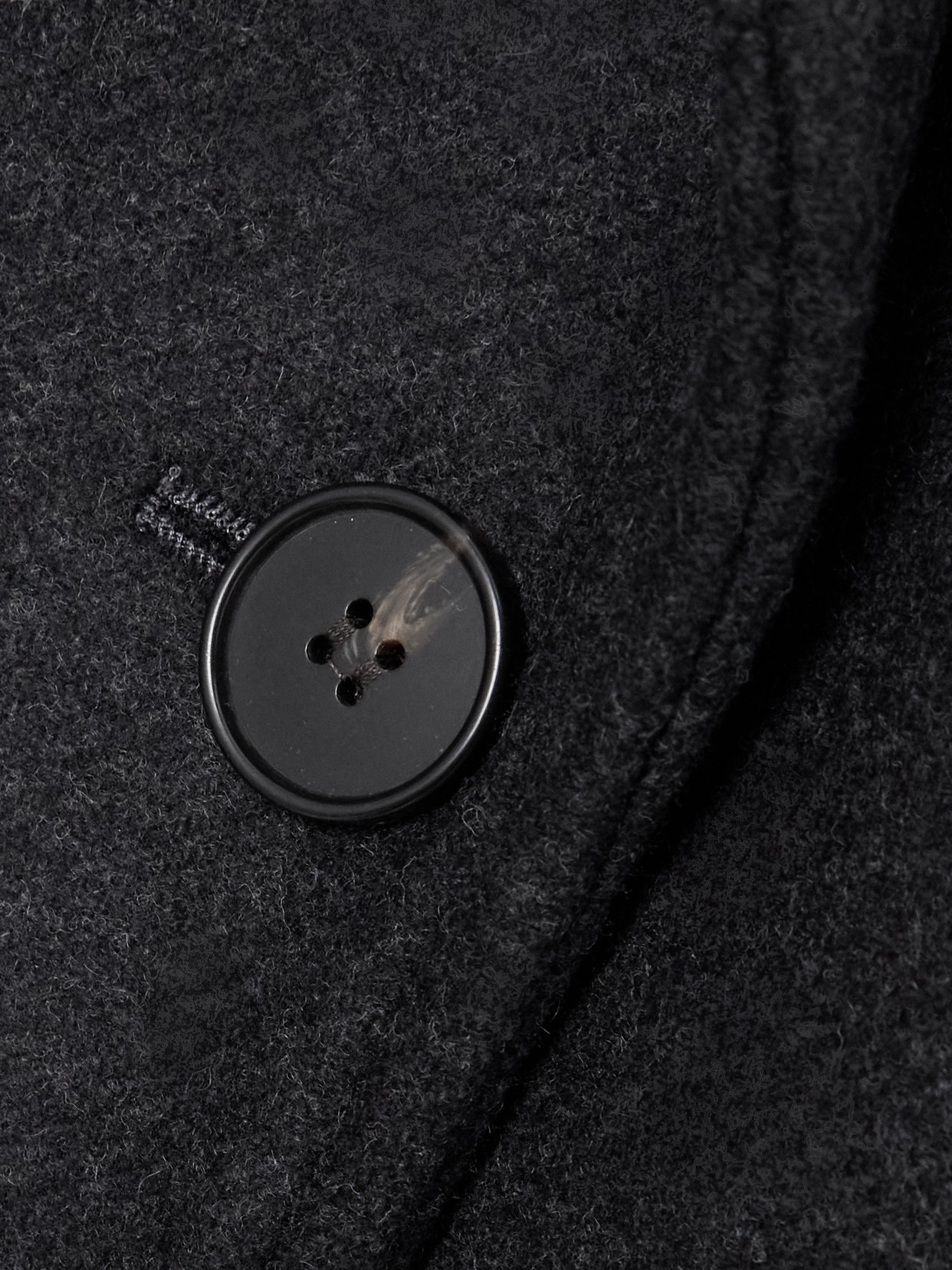 Rohe Ezra Oversized Double-breasted Wool-blend Coat In Gray
