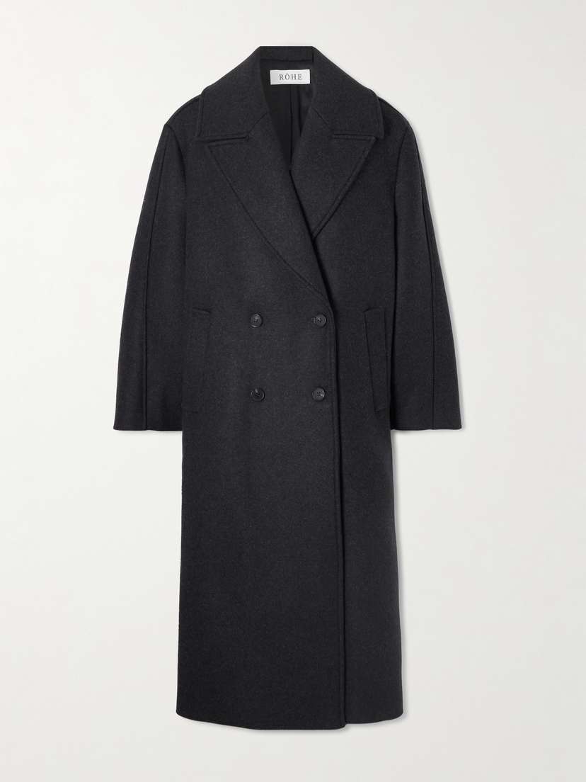 RÓHE Ezra Oversized Double-breasted Wool-blend Coat