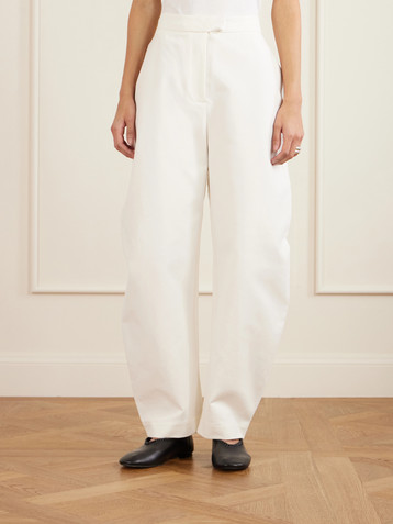 Róhe Cotton wide-leg pants