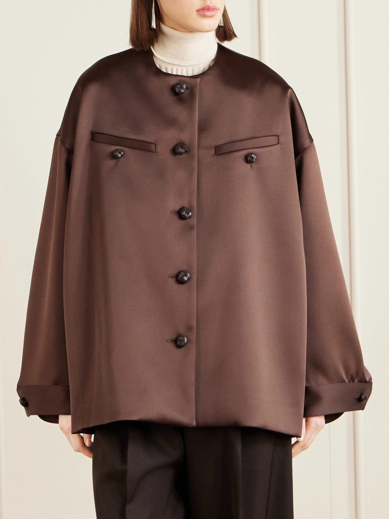 Róhe - Recycled-Satin Jacket