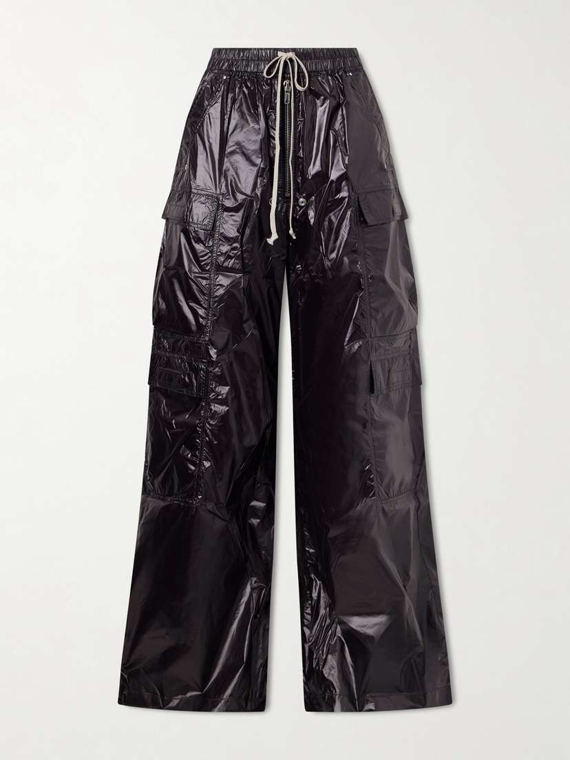 Rick Owens Jumbo Belas Shell Wide-leg Cargo Pants