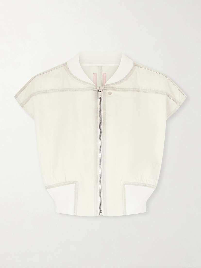 Rick Owens Cropped Denim Vest