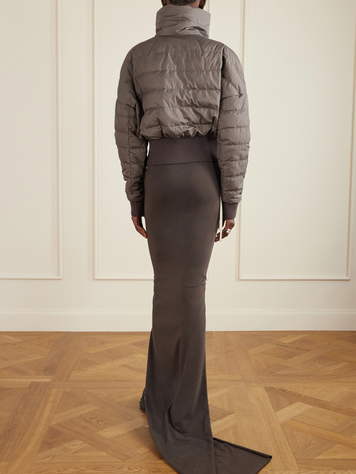 + Moncler Appliquéd Quilted Shell Down Jacket