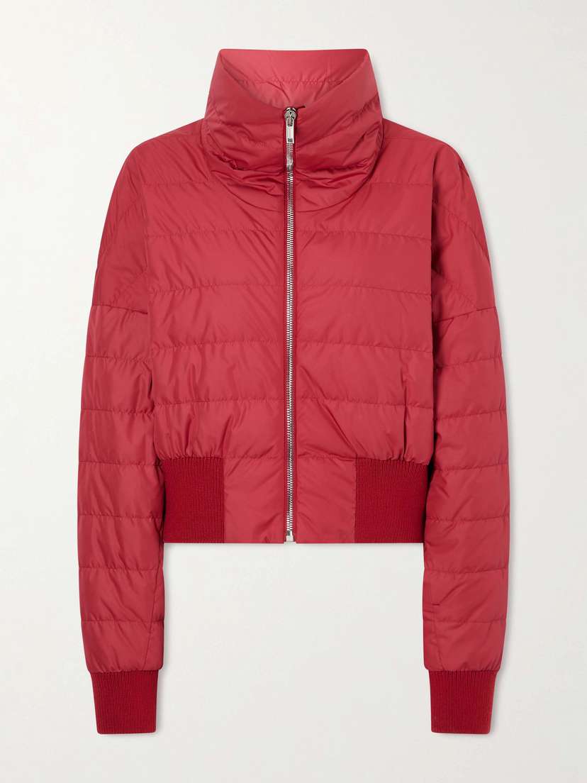 Rick Owens + Moncler Appliquéd Quilted Shell Down Jacket