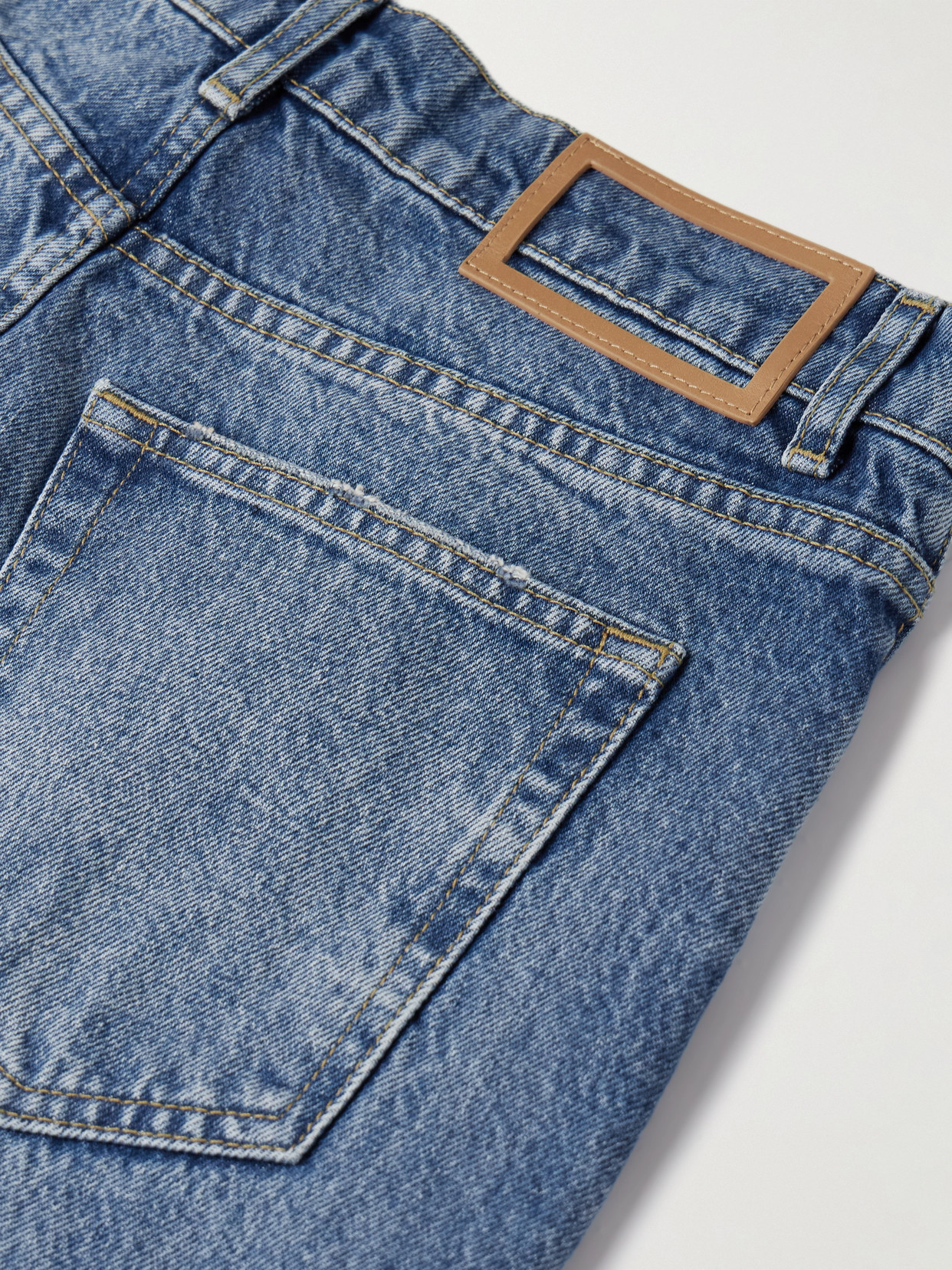 La Ligne Isadora High-rise Wide-leg Jeans In Blue