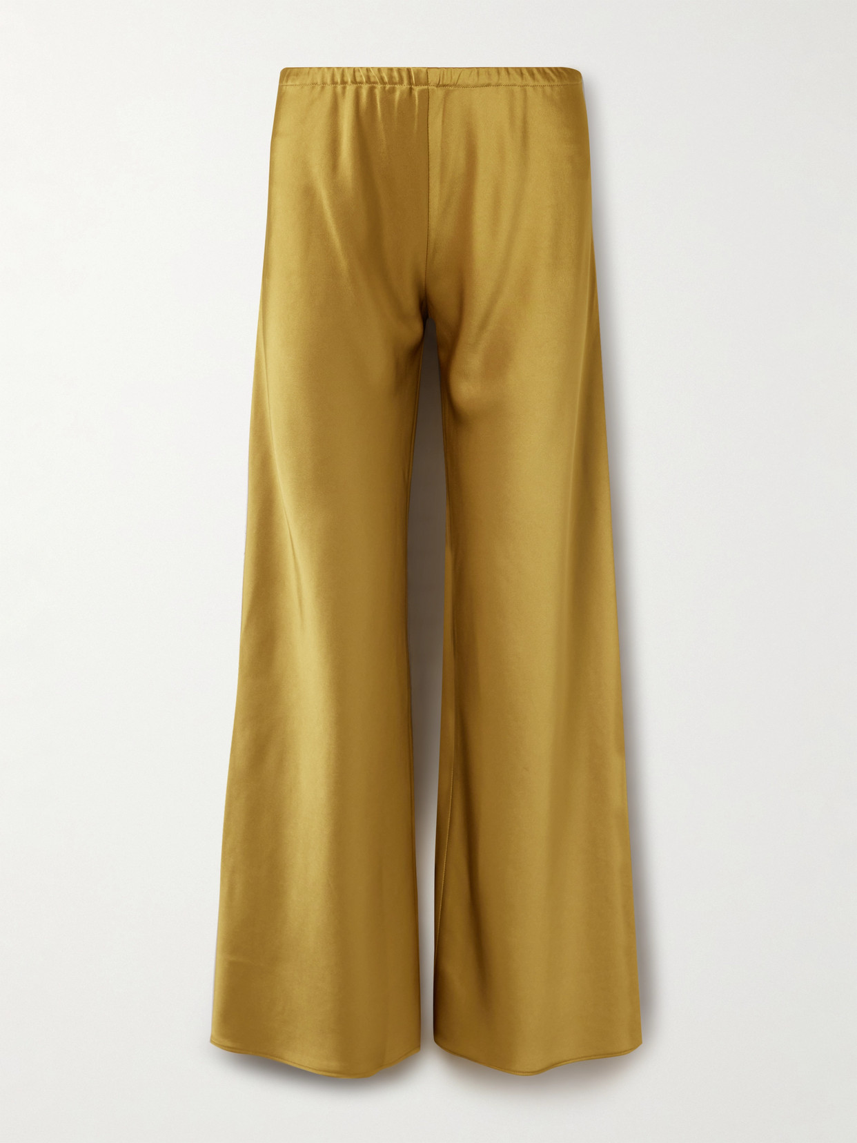 La Ligne Colby Satin Wide-leg Pants In Multi