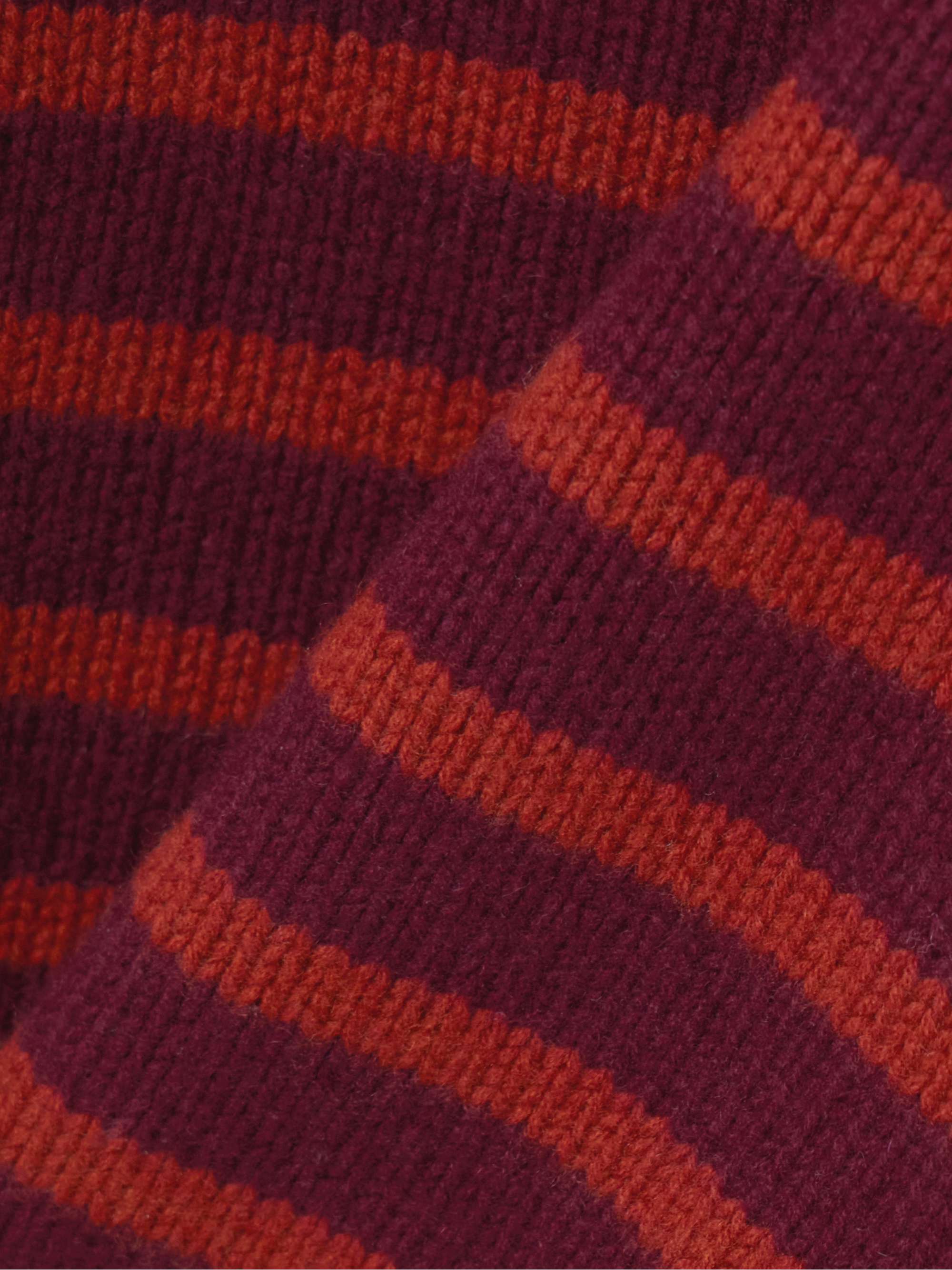 LA LIGNE Marin striped wool and cashmere-blend sweater