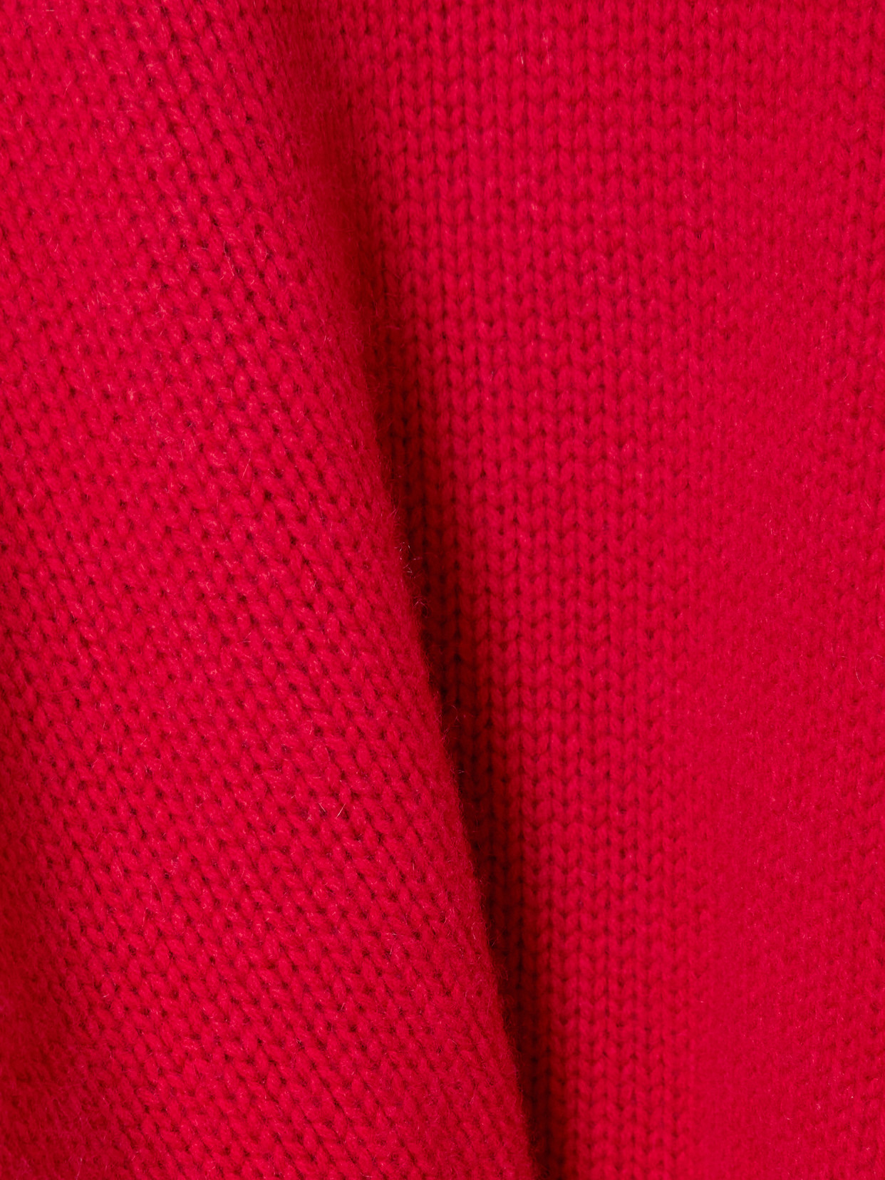 La Ligne Archie Wool And Cashmere-blend Mock-neck Sweater In Red