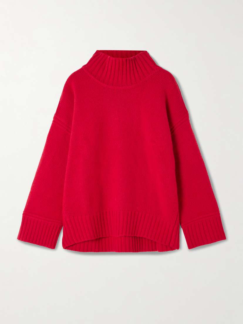 La Ligne Archie Wool And Cashmere-blend Mock-neck Sweater