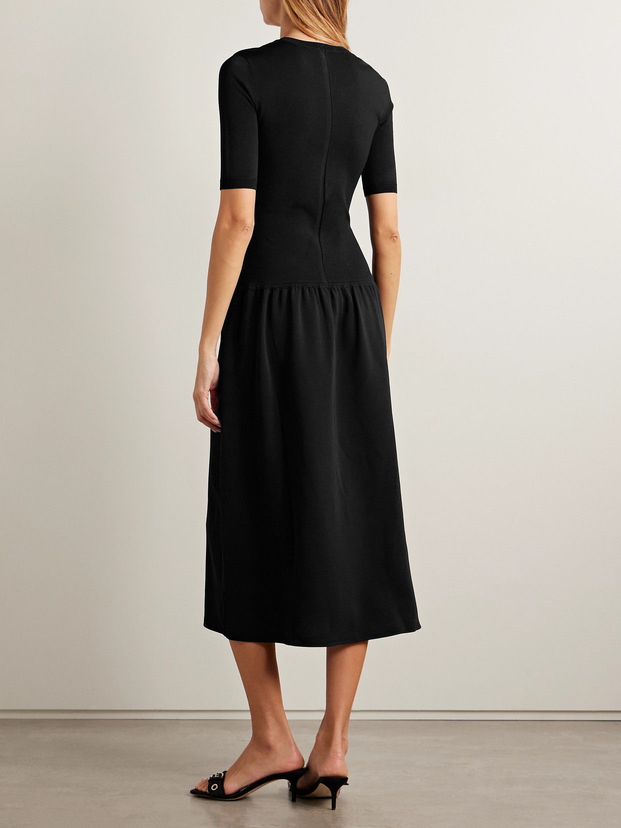 La Ligne Day Stretch-knit Midi Dress In Multi