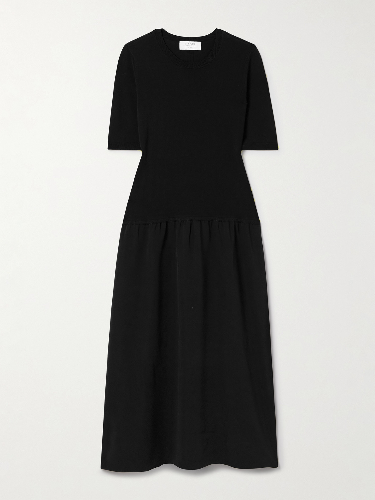 La Ligne Day Stretch-knit Midi Dress In Multi