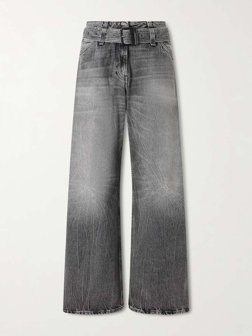 Acne Studios Page Belted Wide-leg Jeans