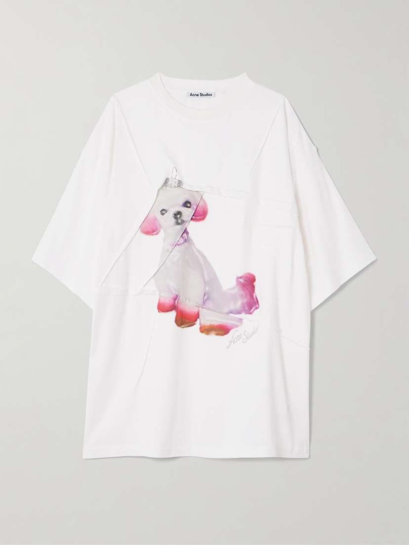 Acne Studios Printed Cotton-jersey T-shirt