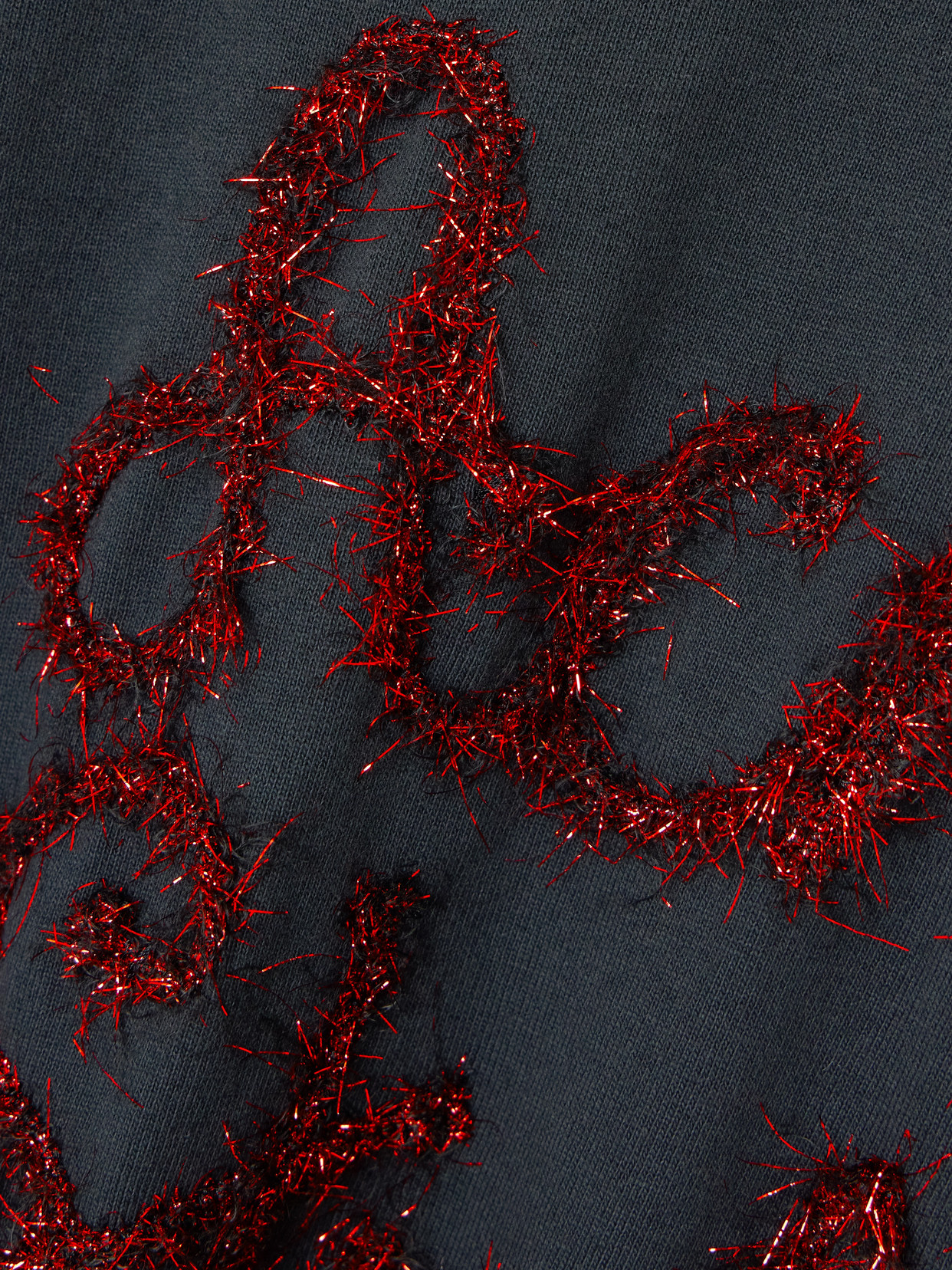 Acne Studios Tinsel-trimmed Layered Cotton-jersey And Mesh T-shirt In Gray