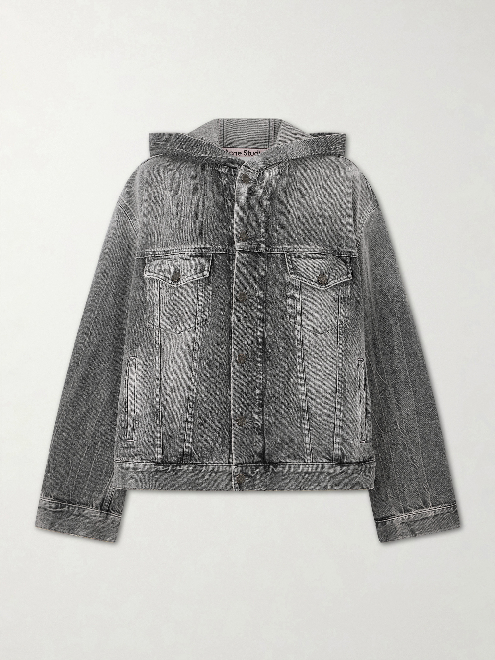 Acne Studios グレー デニムジャケット EU 38 / XS Acne Studios ⠀ “ デニムジャケット - オーバーサイズフィット ” lot