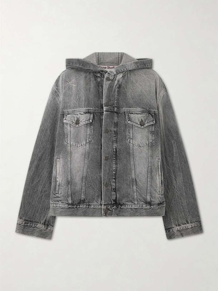 Acne Studios Hooded Denim Jacket