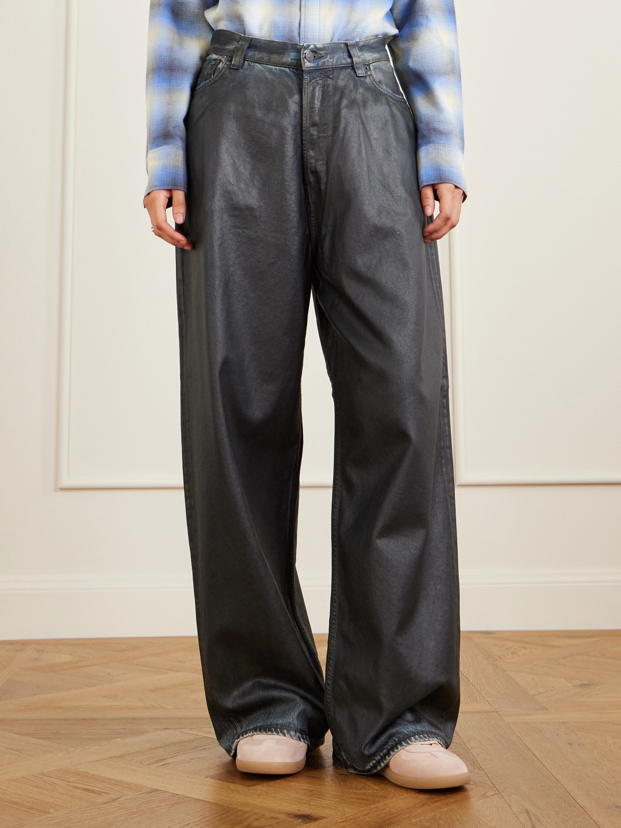 2023 Coated Wide- Leg