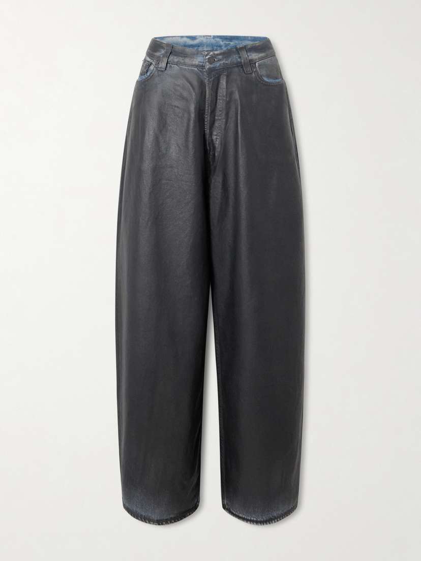 Acne Studios 2023 Coated Wide-leg Jeans