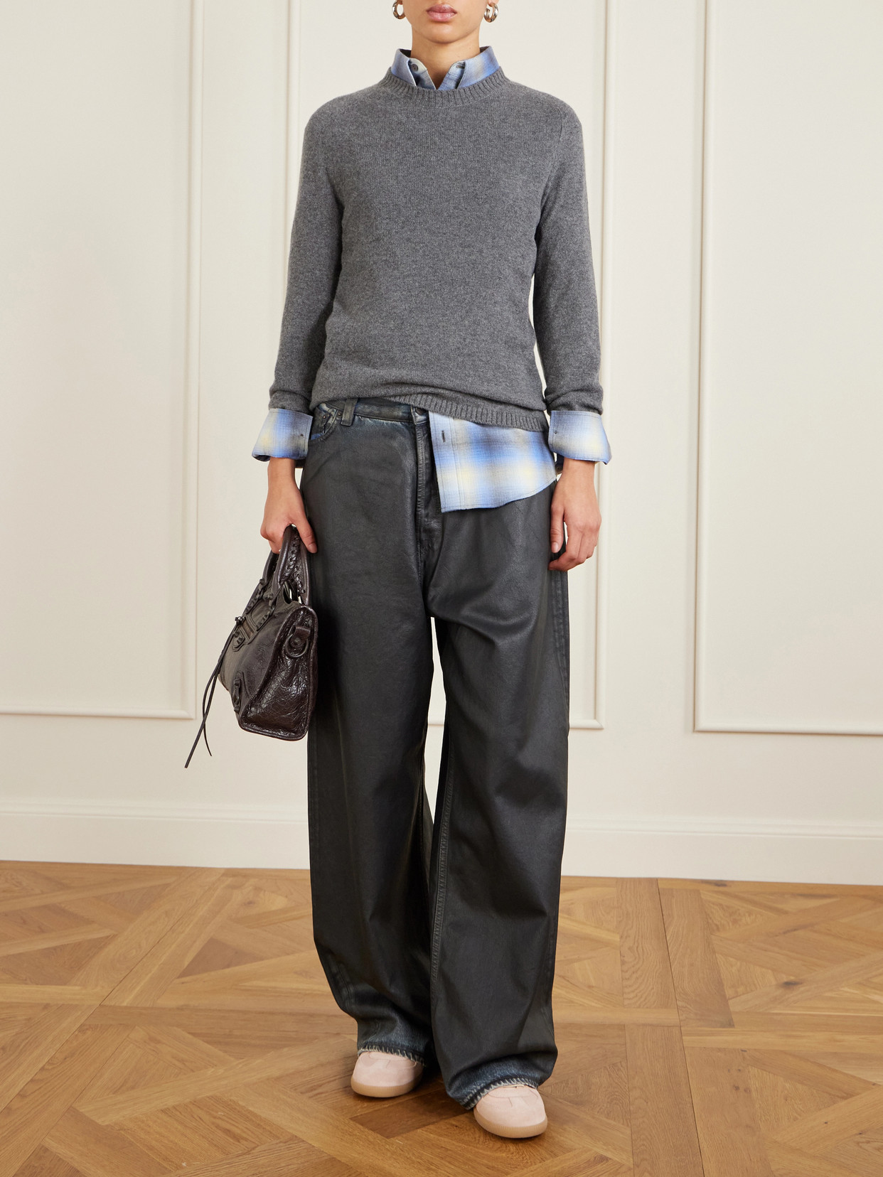 2023 Coated Wide- Leg