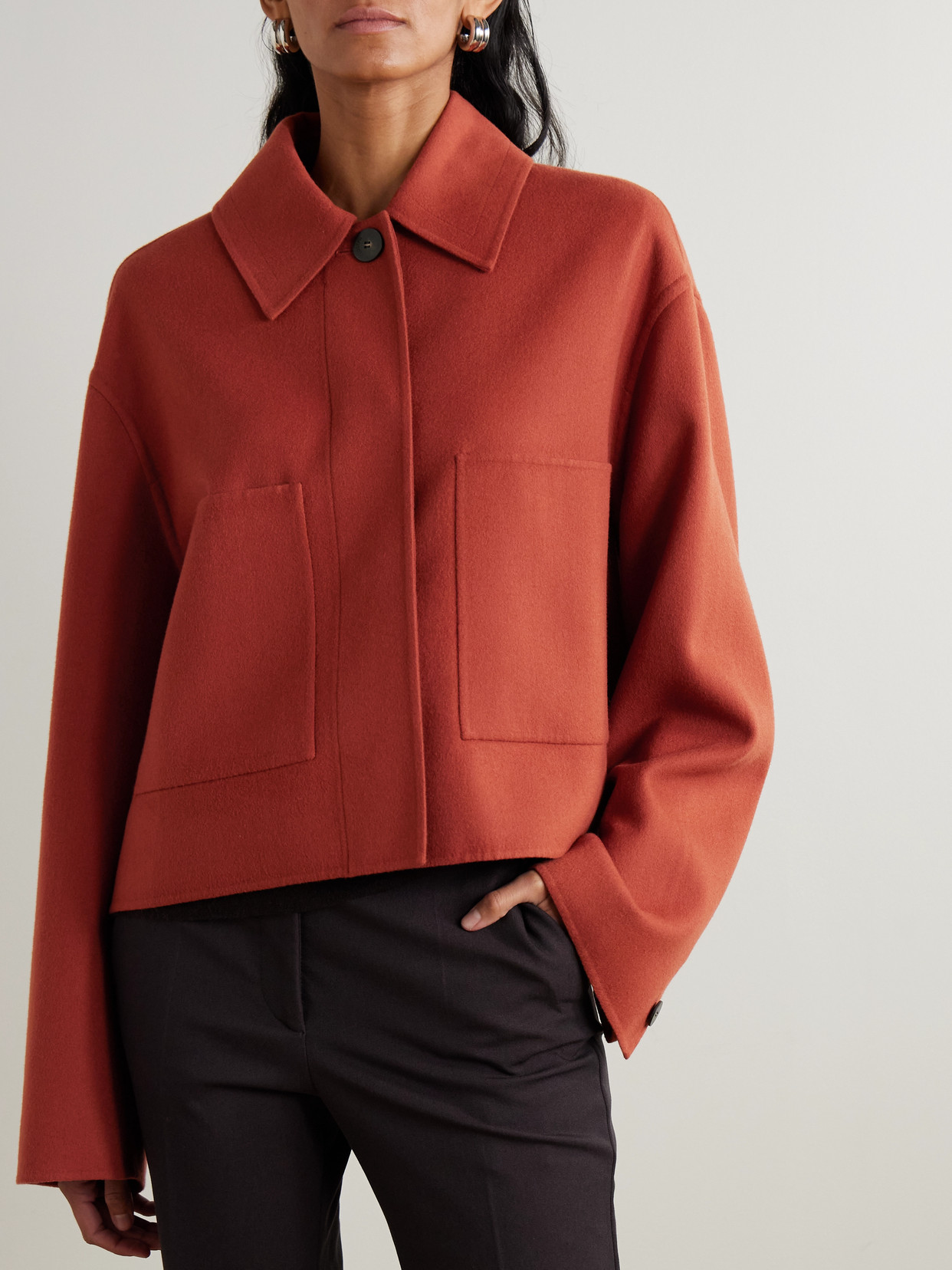 Kalaa Wool And Silk-Blend Jacket