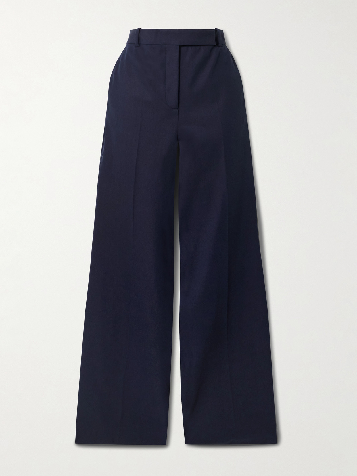 Joseph Yukio Stretch-gabardine Wide-leg Pants In Blue