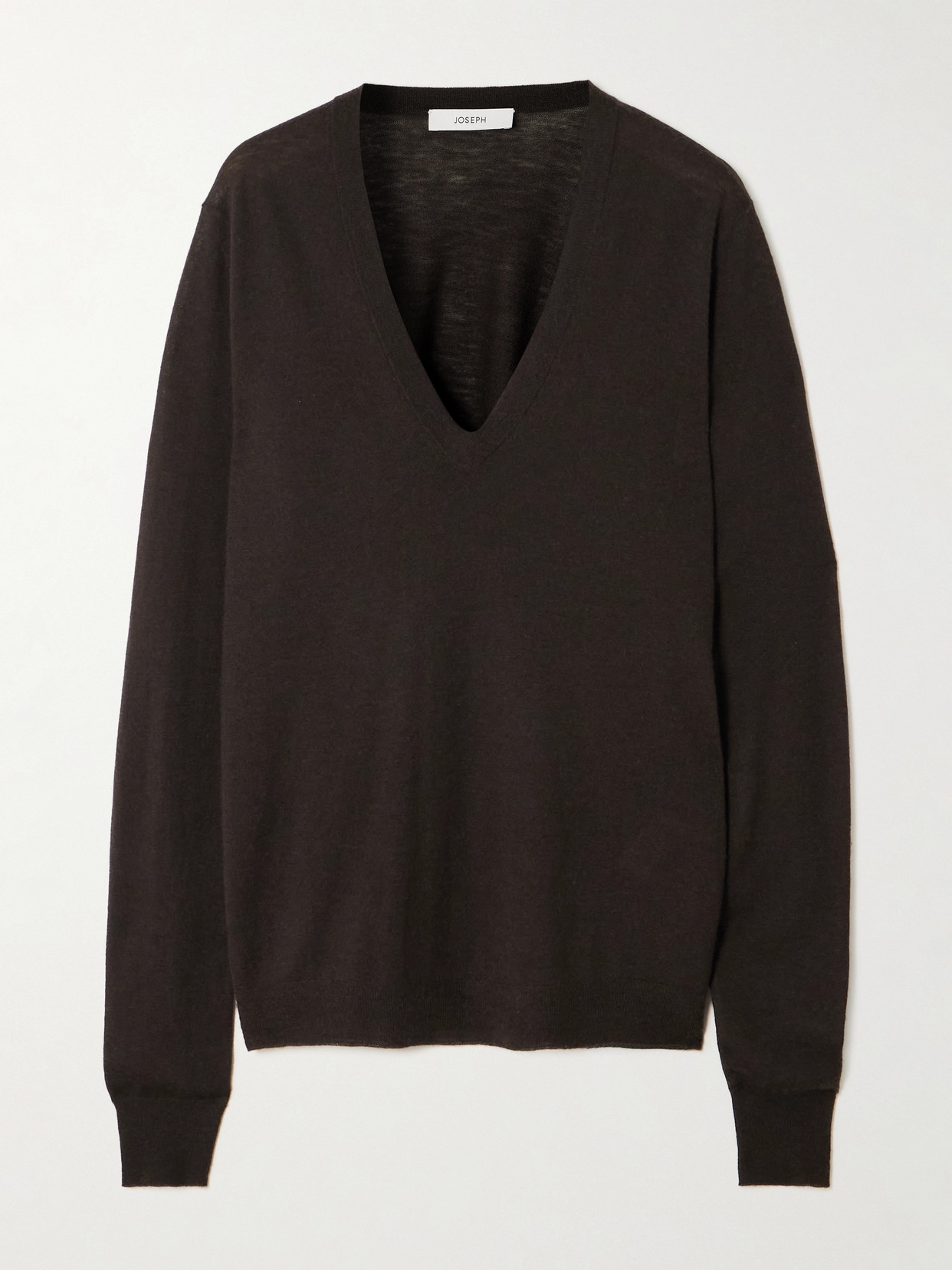 Joseph Cashair Cashmere Sweater In Brown
