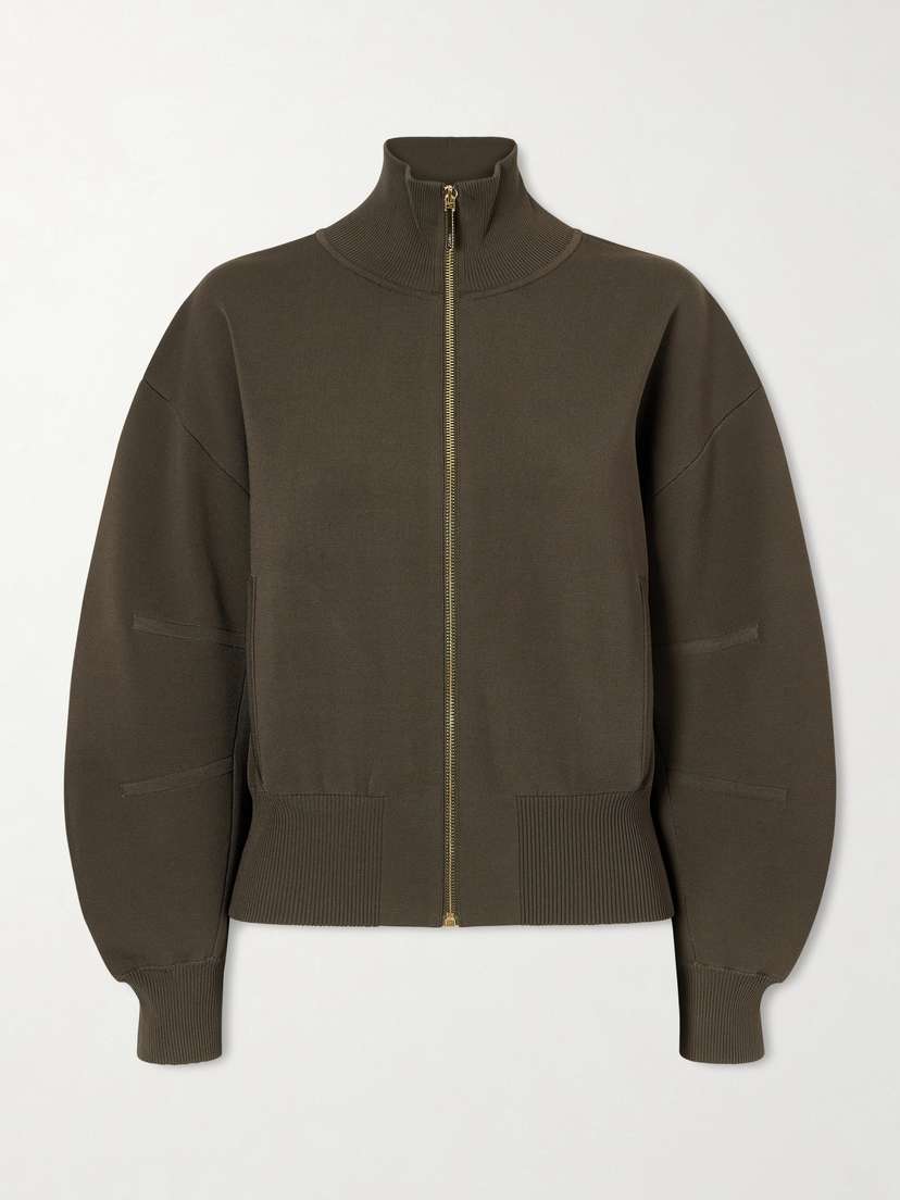 Joseph Sable Milano-knit Bomber Jacket