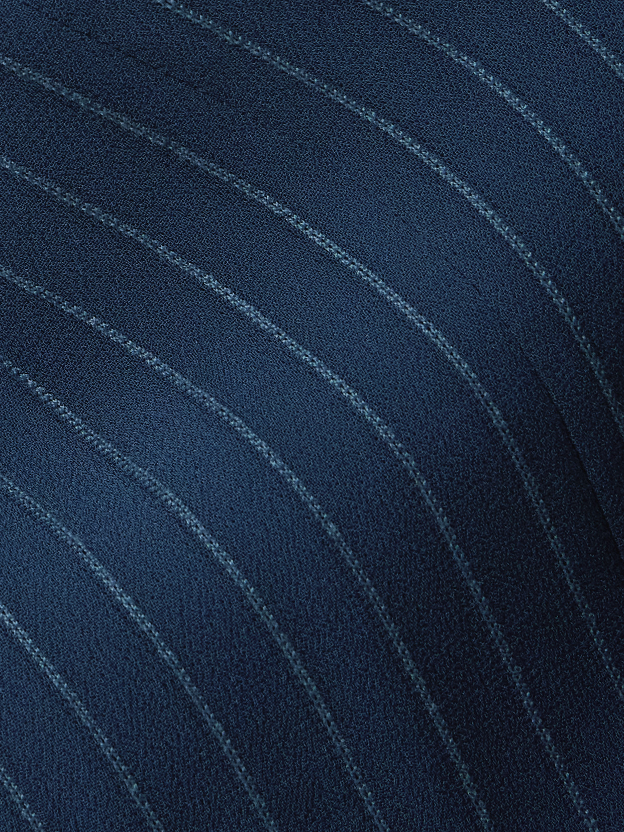 Garcia Pinstriped Cutout Crepe Blouse