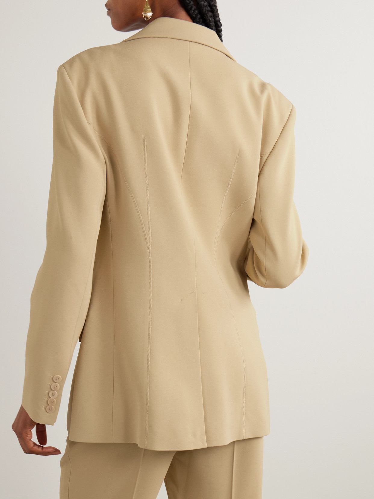 Joseph Fallon Suit Jacket In Brown