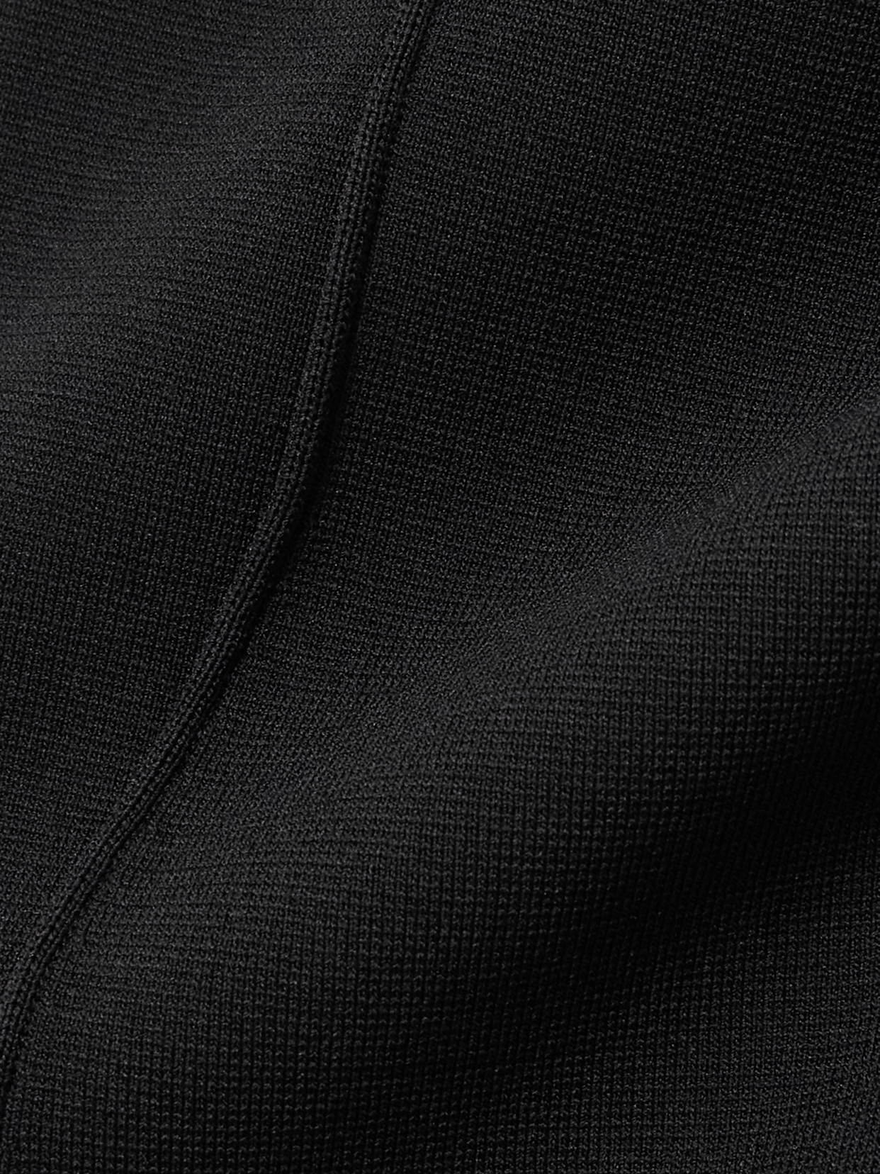 Joseph Foin Pintuck Stretch-knit Midi Dress In Black