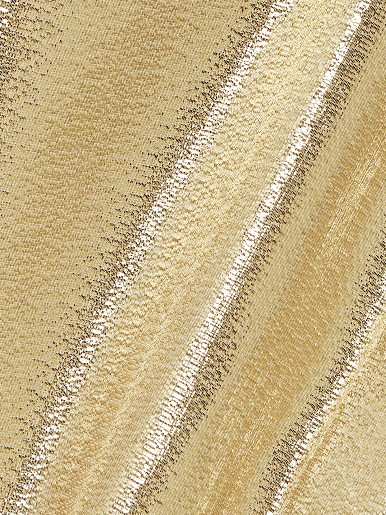 Joseph Capri Metallic Silk-blend Shirt In Gold