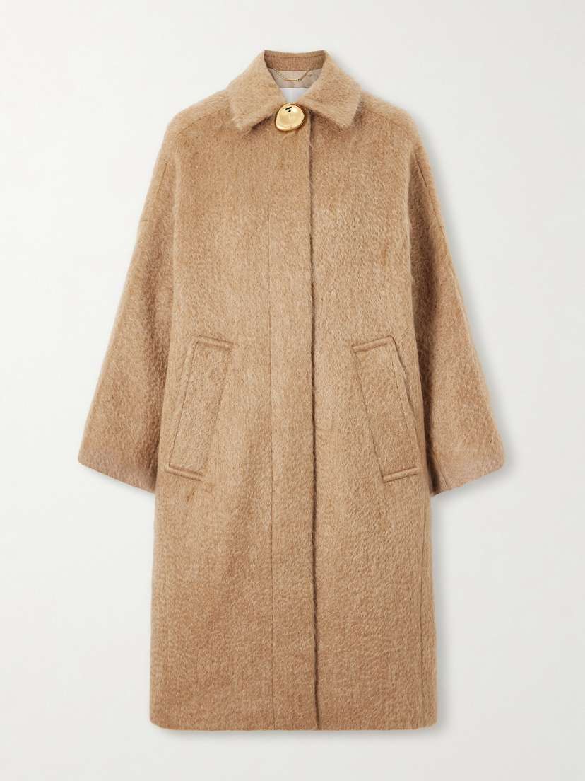 Joseph Alger Brushed Wool And Mohair-blend Coat