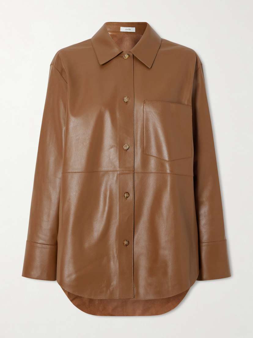 Joseph Penna Leather Shirt