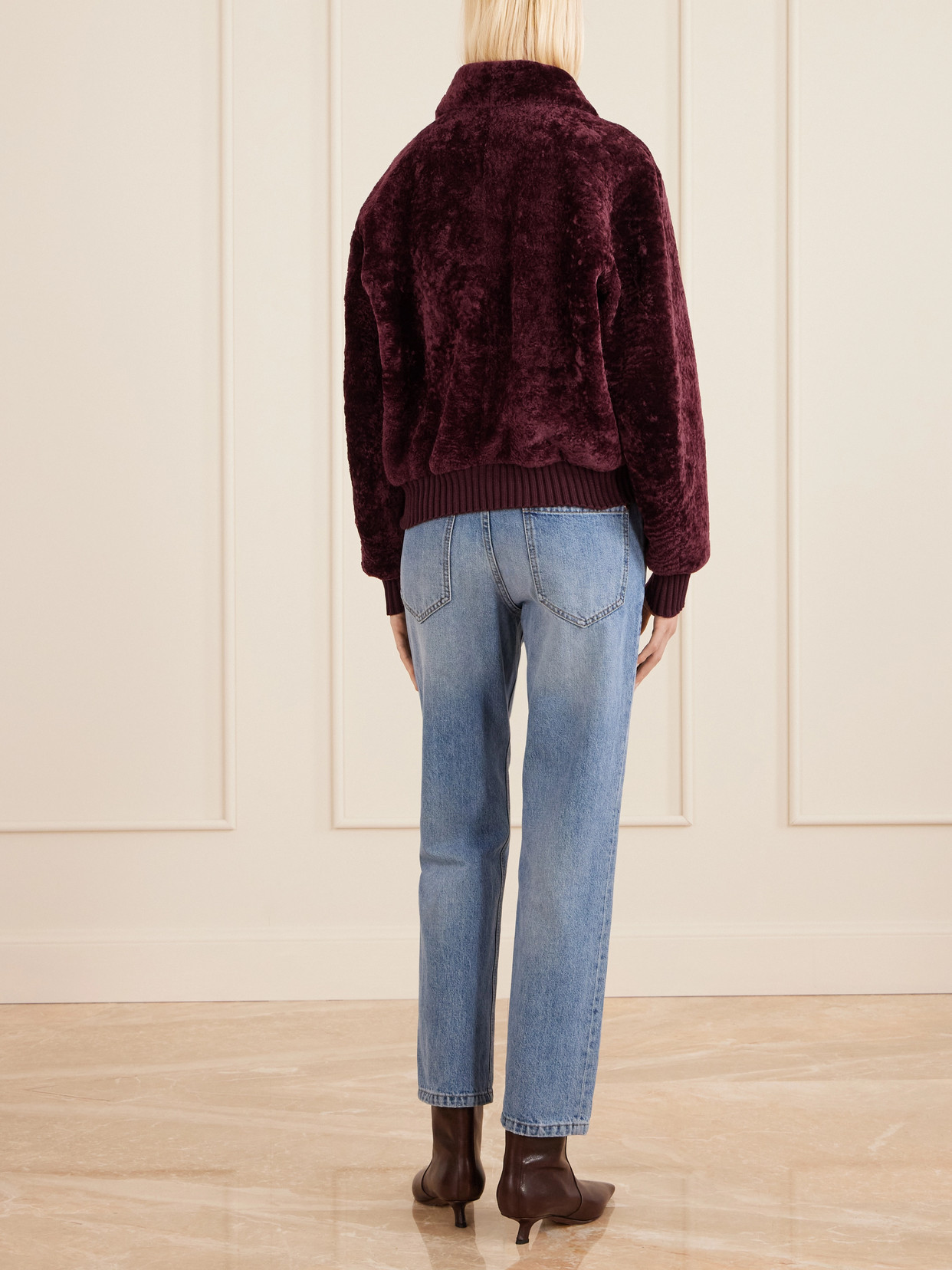 Shearling Bomber Jacket