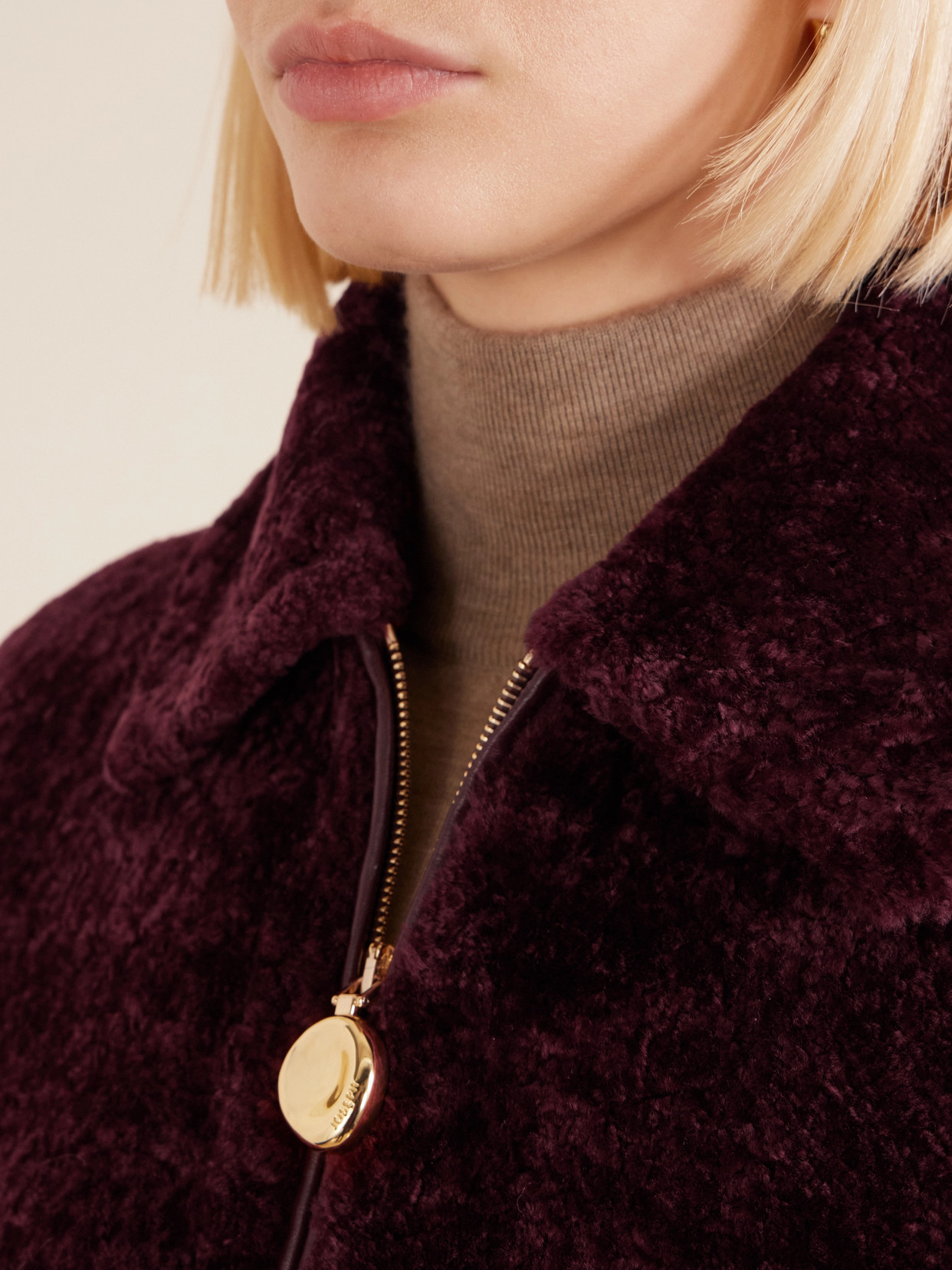 Shearling Bomber Jacket