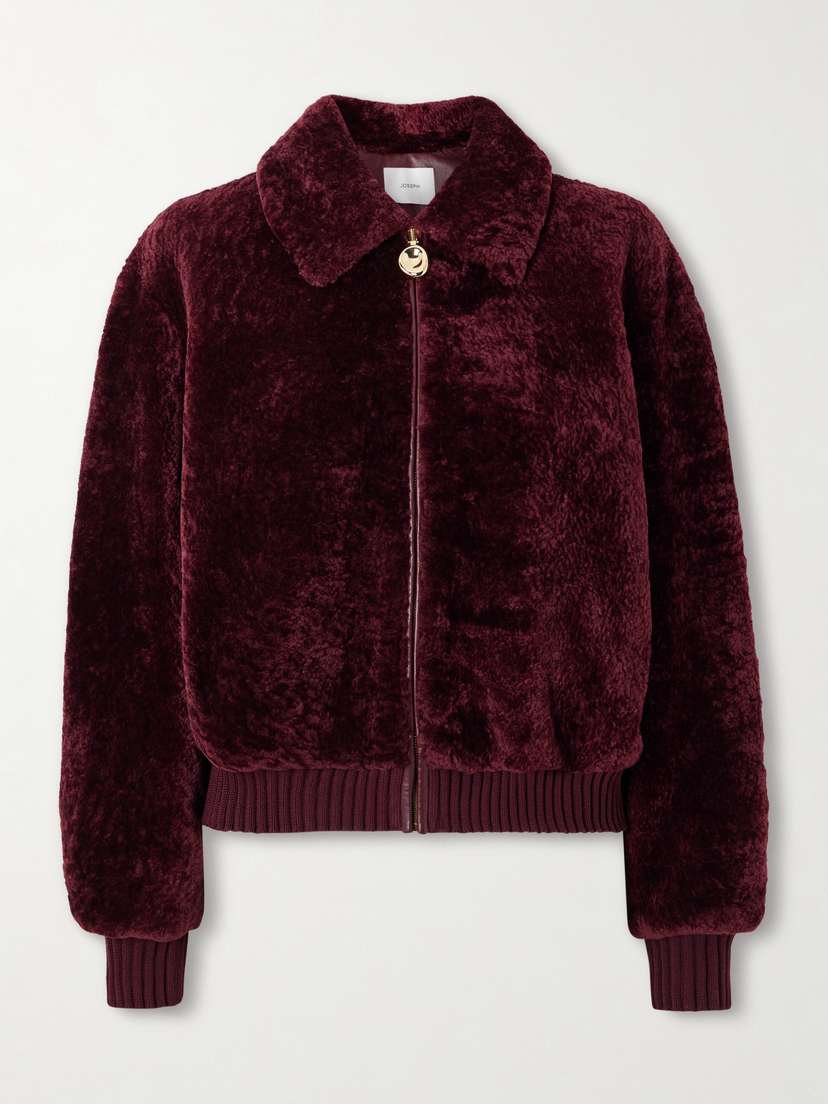 Joseph Shearling Bomber Jacket