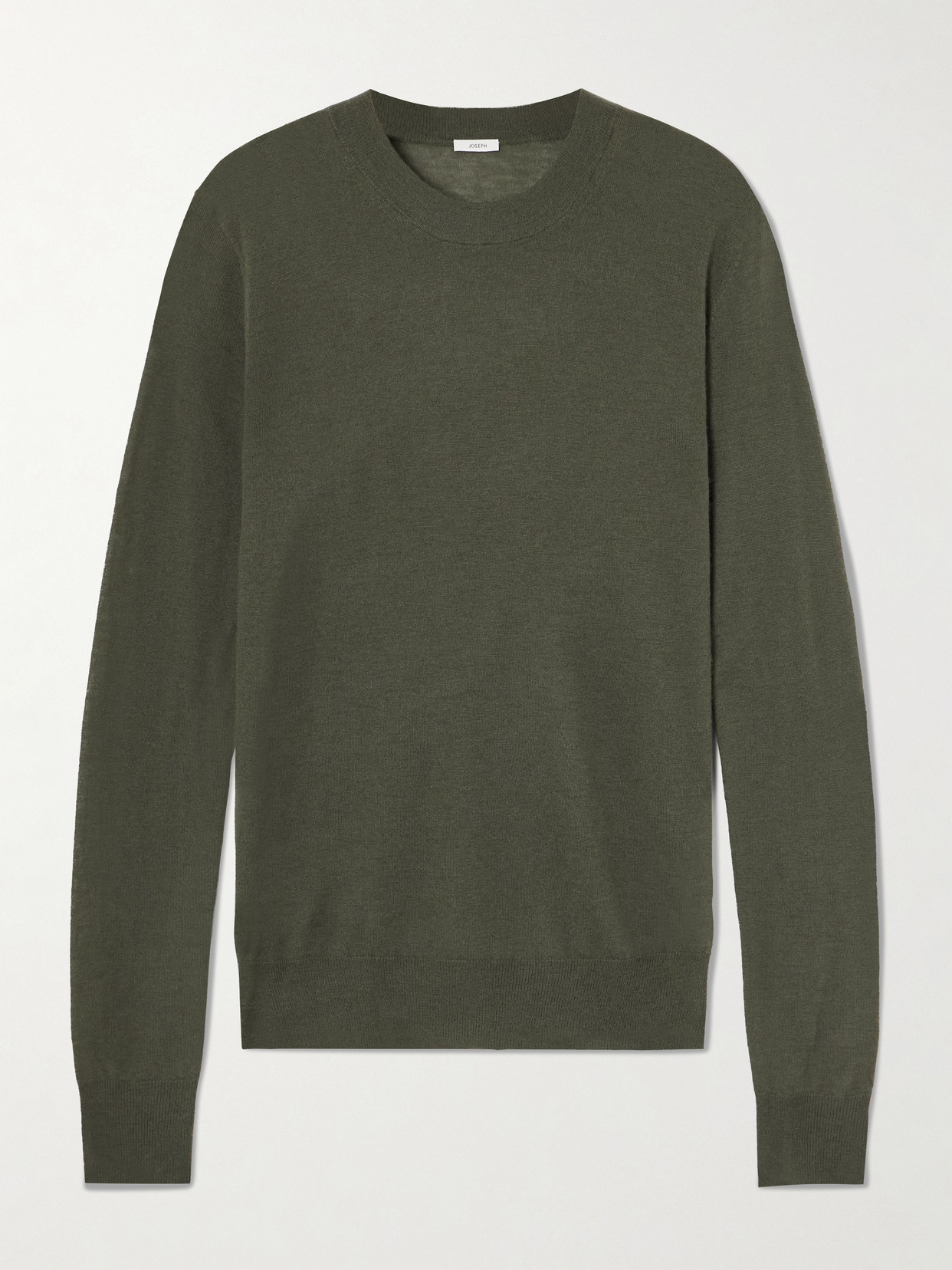 Joseph Cashair Cashmere Sweater In Green