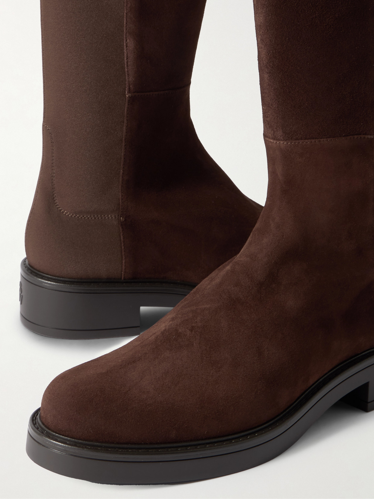 5050 Celia Suede And Stretch Over-The-Knee Boots